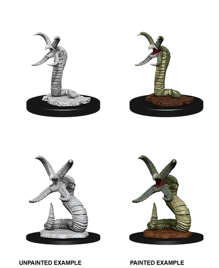 D&D Nolzur's Marvelous Miniatures: W12 Grick & Grick Alpha [Unpainted]