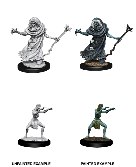 D&D Nolzur's Marvelous Miniatures: W12 Sea Hag & Bheur Hag [Unpainted]