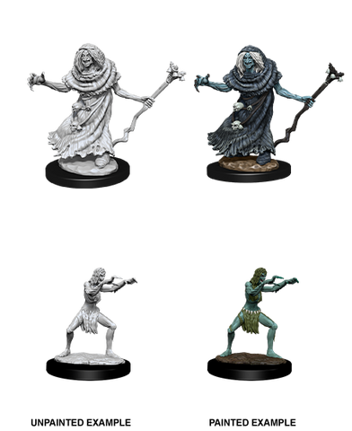 D&D Nolzur's Marvelous Miniatures: W12 Sea Hag & Bheur Hag [Unpainted]