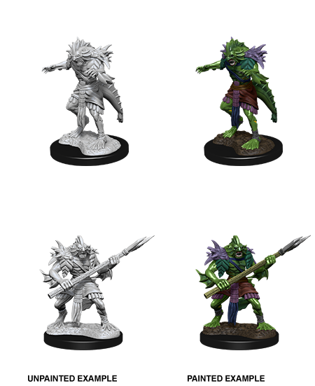 D&D Nolzur's Marvelous Miniatures: W12 Sahuagin [Unpainted]