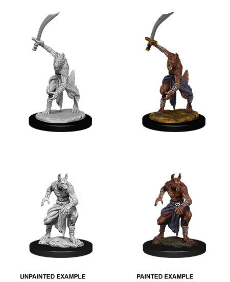 D&D Nolzur's Marvelous Miniatures: W12 Jackalwere [Unpainted]