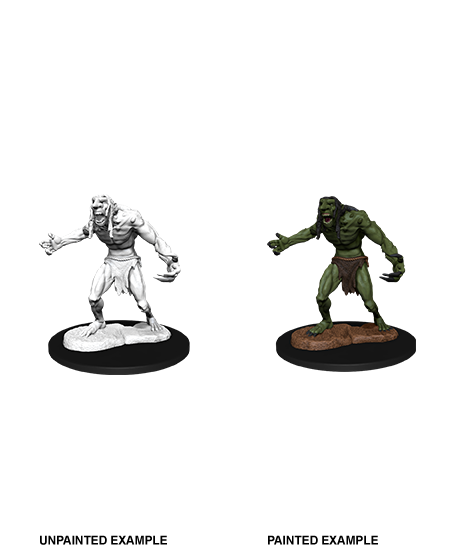 D&D Nolzur's Marvelous Miniatures: W12 Raging Troll [Unpainted]