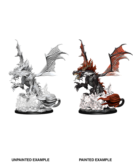 Pathfinder Deep Cuts Miniatures: W12 Nightmare Dragon [Unpainted]