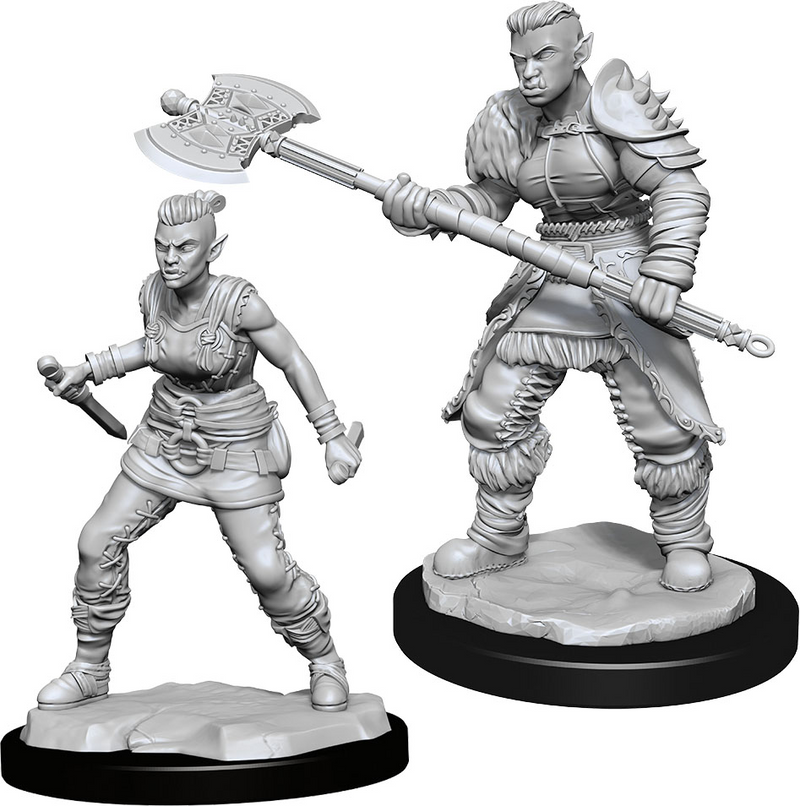 D&D Nolzur's Marvelous Miniatures: W13 Orc Barbarian [Unpainted]