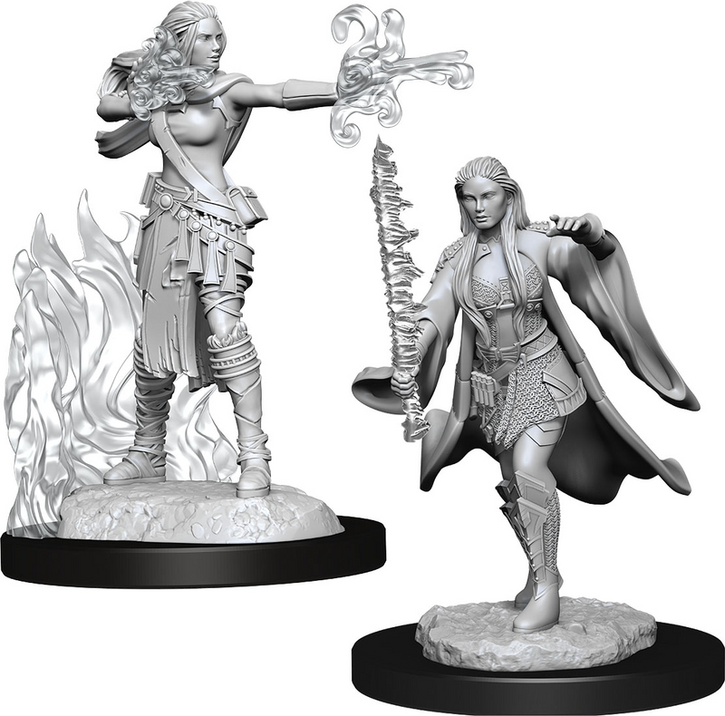 D&D Nolzur's Marvelous Miniatures: W13 Multiclass Warlock + Sorcerer [Unpainted]