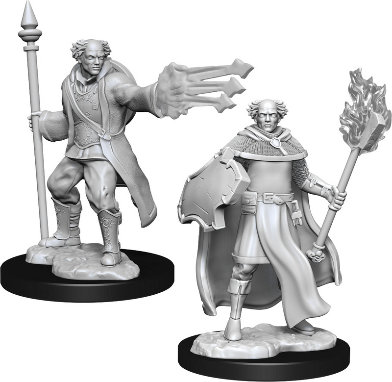 D&D Nolzur's Marvelous Miniatures: W13 Cleric + Wizard [Unpainted]