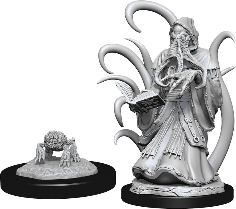 D&D Nolzur's Marvelous Miniatures: W13 Alhoon & Intellect Devourer [Unpainted]