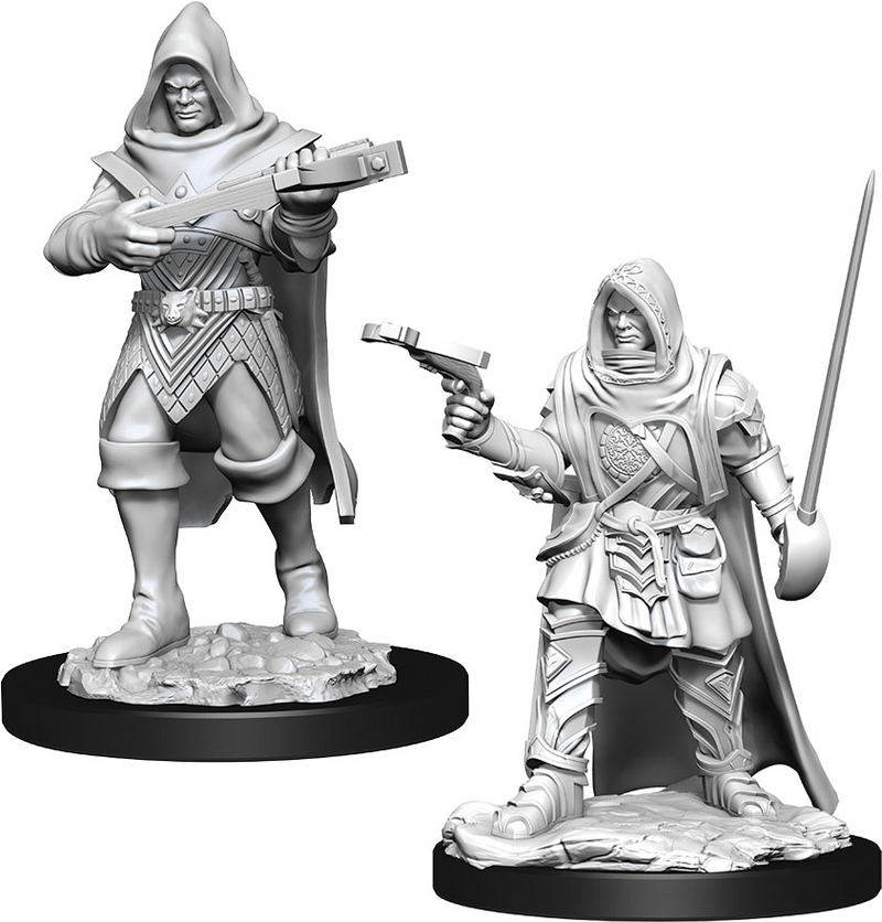 Pathfinder: Deep Cuts Miniatures - W13 Male Human Rogue [Unpainted]