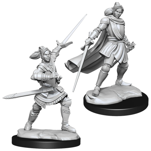 Critical Role Miniatures: W01 Half-Elf Paladin Xhorhas Female [Unpainted]