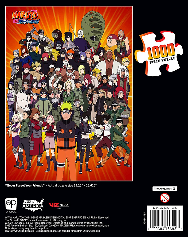 Naruto "Never Forget Your Friends" Puzzle [1000 Pieces]