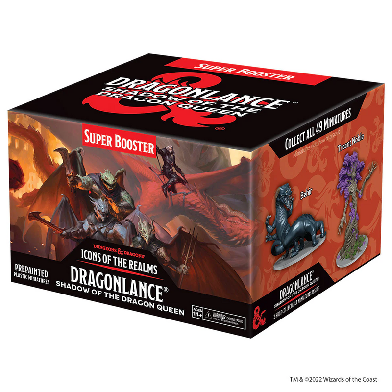 D&D Icons of the Realms: Dragonlance - Super Booster Pack | 2 Huge Miniatures [Prepainted]