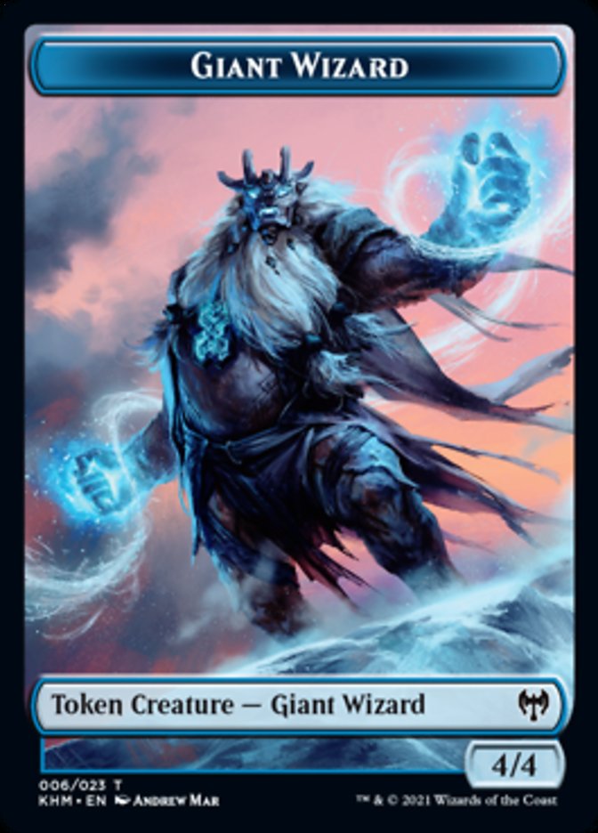 Giant Wizard Token [Kaldheim]