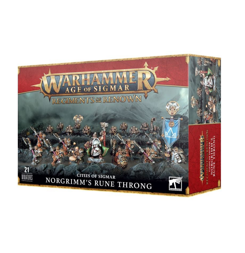 Regiments of Renown: Cities of Sigmar - Norgrimm's Rune Throng *OUT OF PRINT*