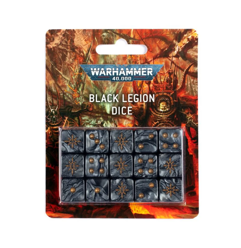 Warhammer 40,000: Black Legion Dice [15ct]