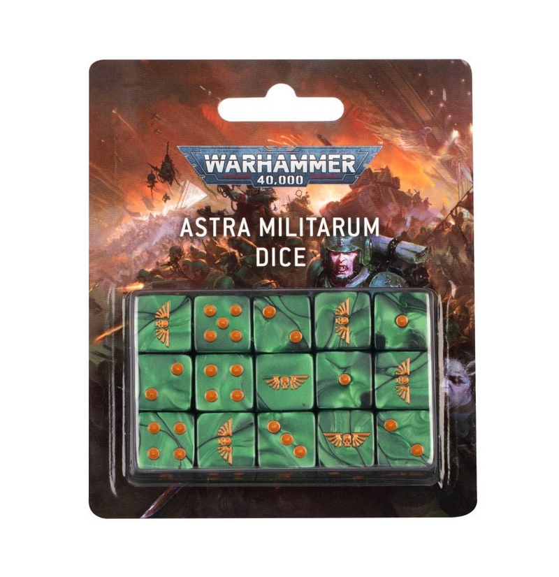 Warhammer 40,000: Astra Militarum Dice [15ct]