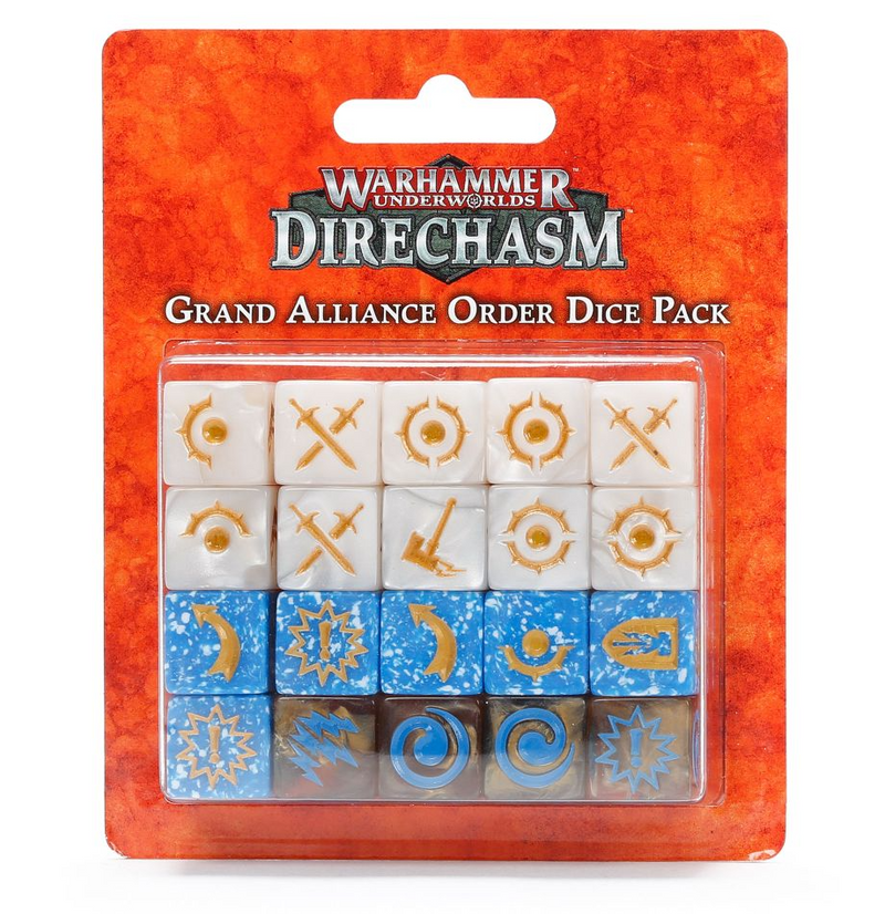 Warhammer Underworlds: Grand Alliance Order Dice Pack [20ct] *OUT OF PRINT*
