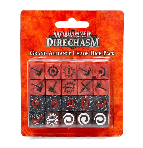Warhammer Underworlds | Grand Alliance Chaos Dice Pack [20ct] *OUT OF PRINT*