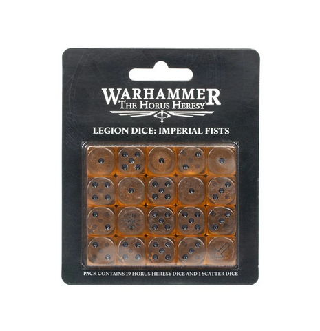 Legion Dice: Imperial Fists [20ct] *OUT OF PRINT* | Warhammer: The Horus Heresy