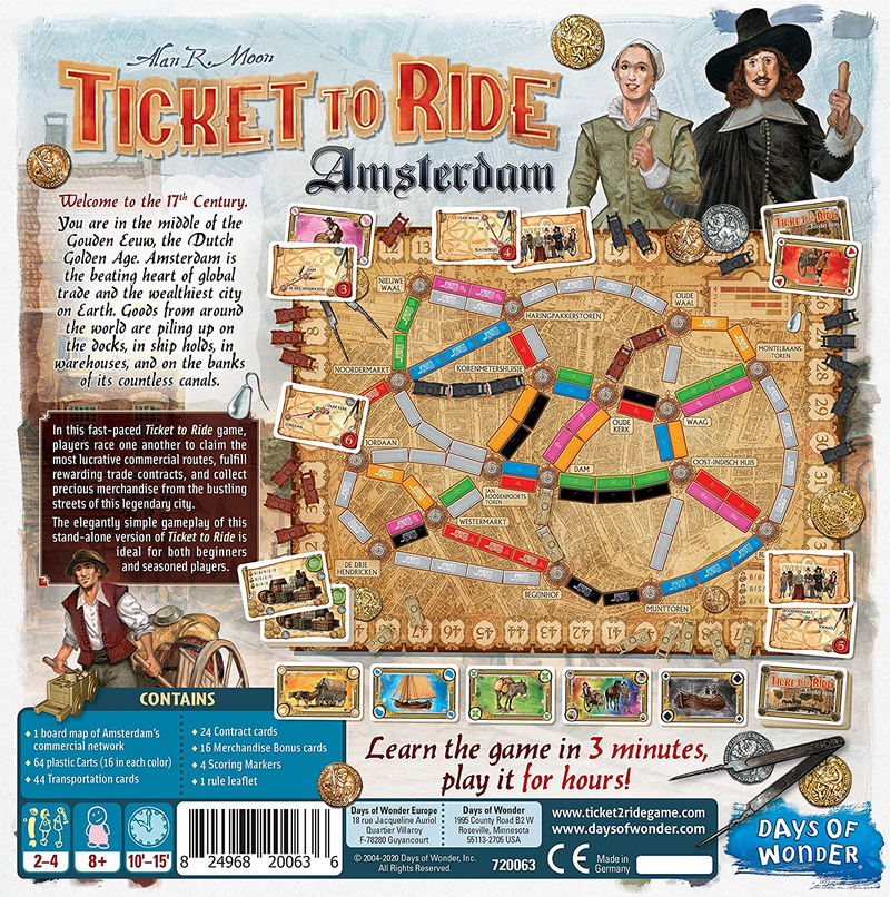 Ticket to Ride: Amsterdam [Base Game]