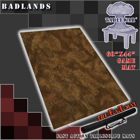 TABLEWAR 60x44" F.A.T. Mat - Badlands