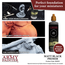 The Army Painter | Warpaints Air: Primer - Matt Black (100ml)
