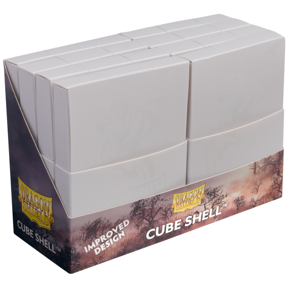 Dragon Shield Cube Shell - Ashen White [8ct]