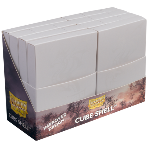 Dragon Shield Cube Shell - Ashen White [8ct]