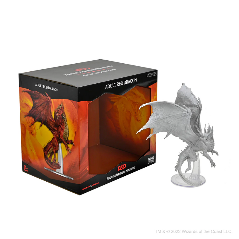 D&D Nolzur's Marvelous Miniatures: Adult Red Dragon [Unpainted]