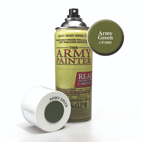 The Army Painter: Colour Primer - Army Green **Local Pick-Up and Purchase Only**