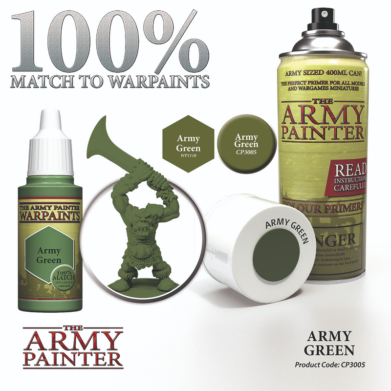 The Army Painter: Colour Primer - Army Green
