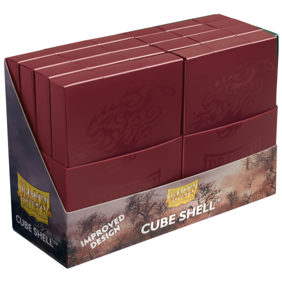 Dragon Shield Cube Shell - Blood Red [8ct]