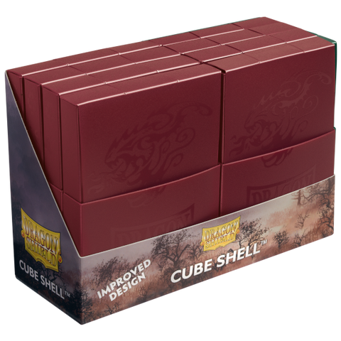 Dragon Shield Cube Shell - Blood Red [8ct]