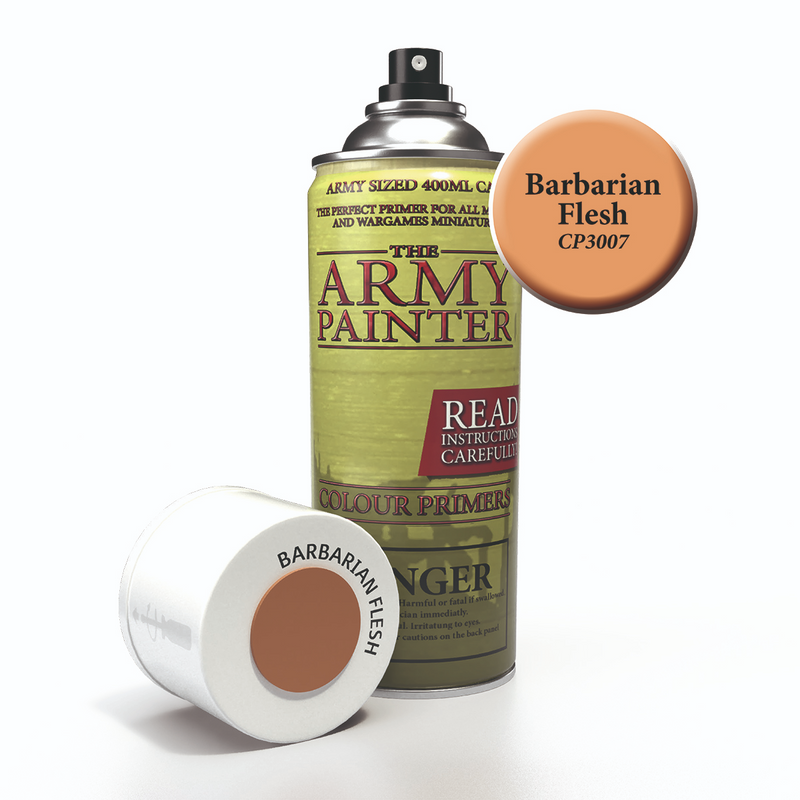 The Army Painter: Colour Primer - Barbarian Flesh **Local Pick-Up and Purchase Only**