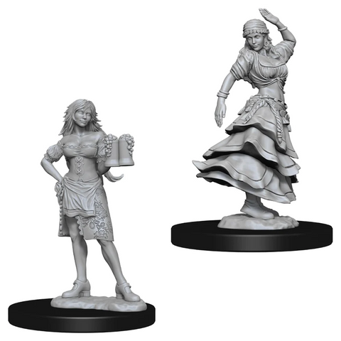 Pathfinder Battles Deep Cuts Miniatures: W04 Bartender/Dancing Girl [Unpainted]