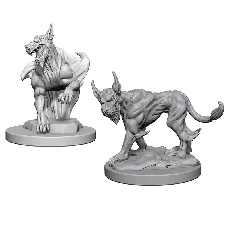 D&D Nolzur's Marvelous Miniatures: W01 Blink Dogs [Unpainted]