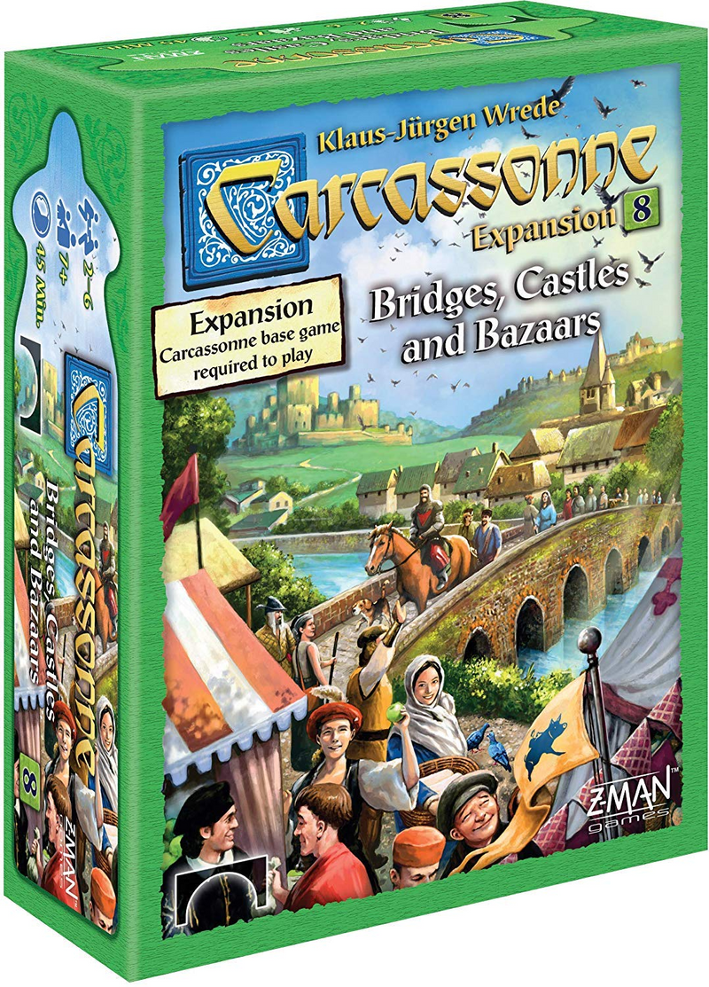 Carcassonne: Expansion 8 - Bridges, Castles, & Bazaars [Expansion]