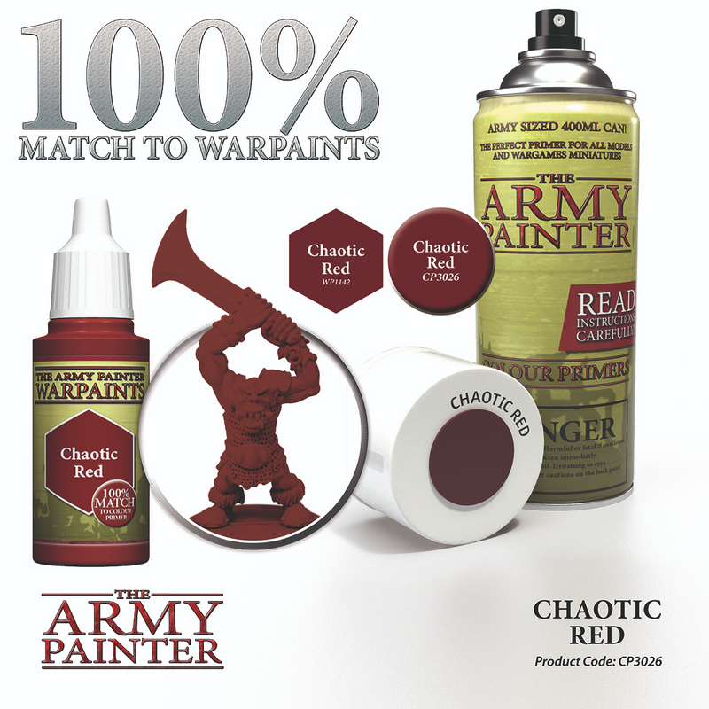 The Army Painter: Colour Primer - Chaotic Red