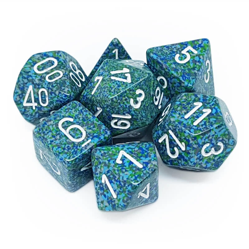 Chessex 25316 Speckled Sea RPG Polyhedral Dice Set [7ct]