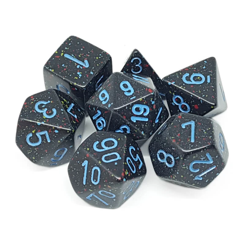 Chessex 25338 Speckled Blue Stars RPG Polyhedral Dice Set [7ct]