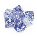 Chessex 27408 Nebula Black/White RPG Polyhedral Dice Set [7ct]