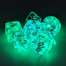 Chessex 27556 Nebula Oceanic/Gold Luminary RPG Polyhedral Dice Set [7ct]