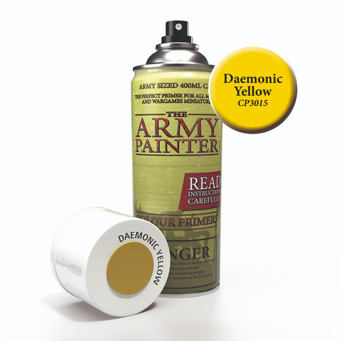 The Army Painter: Colour Primer - Daemonic Yellow **Local Pick-Up and Purchase Only**