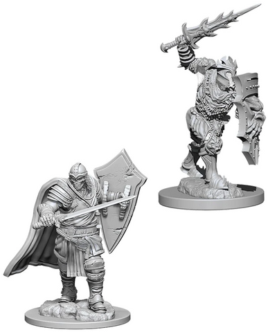 D&D Nolzur's Marvelous Miniatures: W06 Death Knight & Helmed Horror [Unpainted]