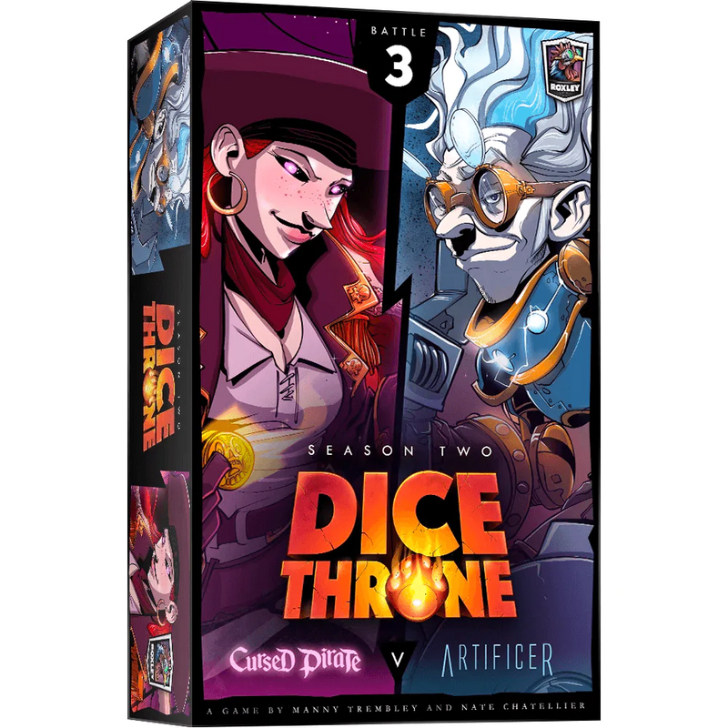 Dice Throne: Season 2 - Box 3 | Cursed Pirate vs Artificer [Base Game & Standalone Expansion]