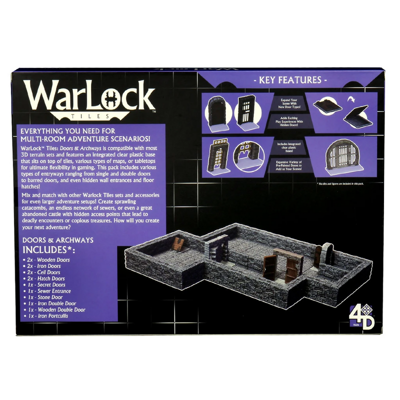 WarLock Tiles: Dungeon Tiles - Doors & Archways