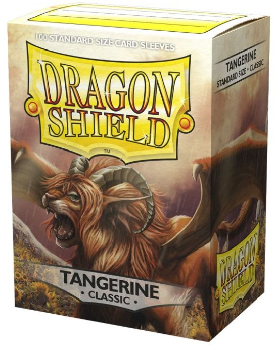 Dragon Shield Classic Sleeves - Tangerine [100ct Standard]