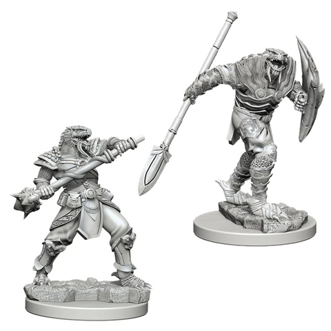 D&D Nolzur's Marvelous Miniatures: W05 Dragonborn Fighter with Spear [Unpainted]