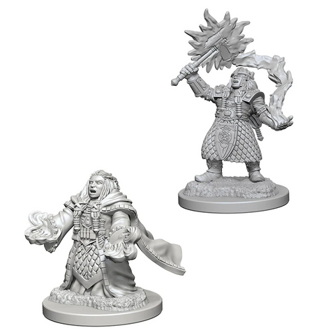 D&D Nolzur's Marvelous Miniatures: W04 Dwarf Cleric [Unpainted]