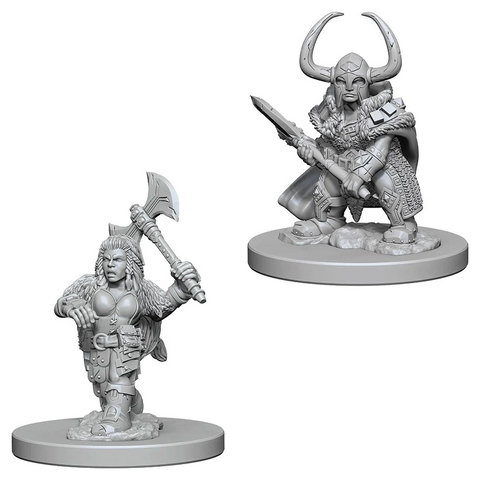 D&D Nolzur's Marvelous Miniatures: W04 Dwarf Barbarian [Unpainted]
