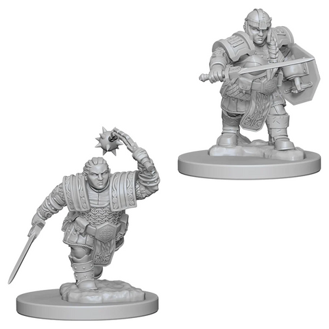 D&D Nolzur's Marvelous Miniatures: W02 Dwarf Fighter [Unpainted]